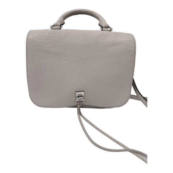 Rebecca Minkoff 'Darren' medium convertible leather backpack Grey - Picture 4 of 16